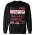 High 85 Metallic Burgundy 1s Sweatshirt Match Sneaker Addict - NastyJamz