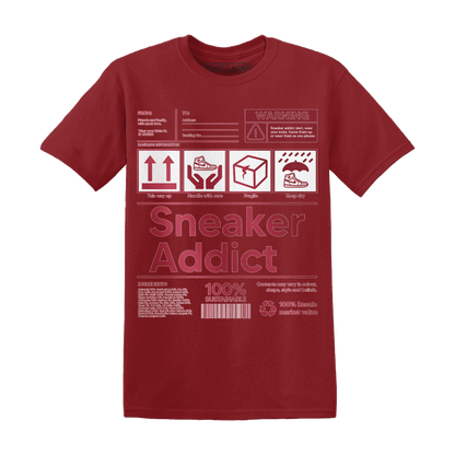 High 85 Metallic Burgundy 1s T Shirt Match Sneaker Addict - NastyJamz