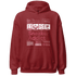 High 85 Metallic Burgundy 1s Hoodie Match Sneaker Addict - NastyJamz