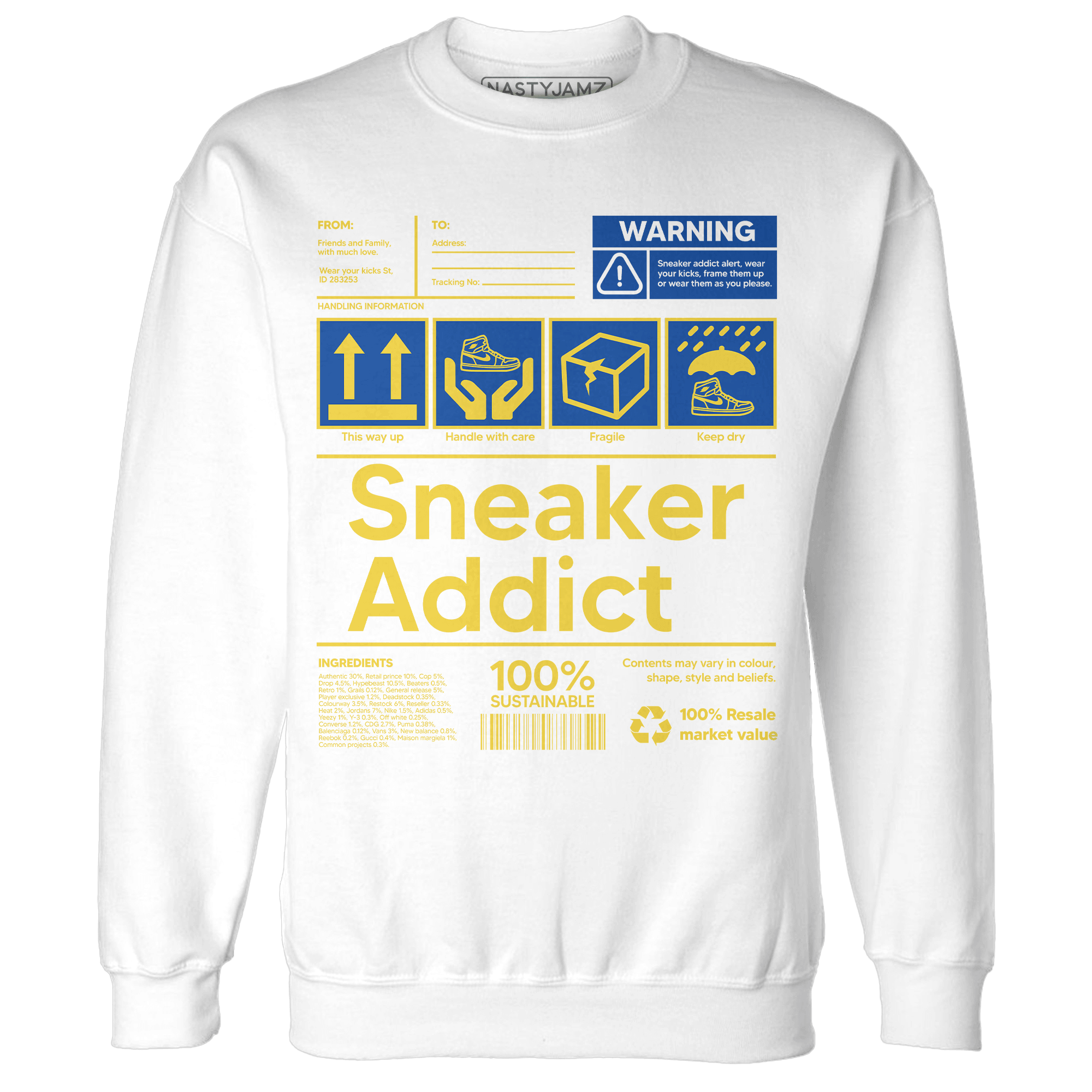 Low OG Canary TVSC 1s Sweatshirt Match Sneaker Addict - NastyJamz
