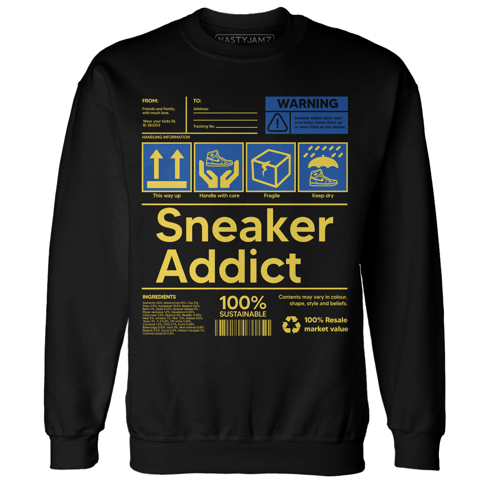 Low OG Canary TVSC 1s Sweatshirt Match Sneaker Addict - NastyJamz