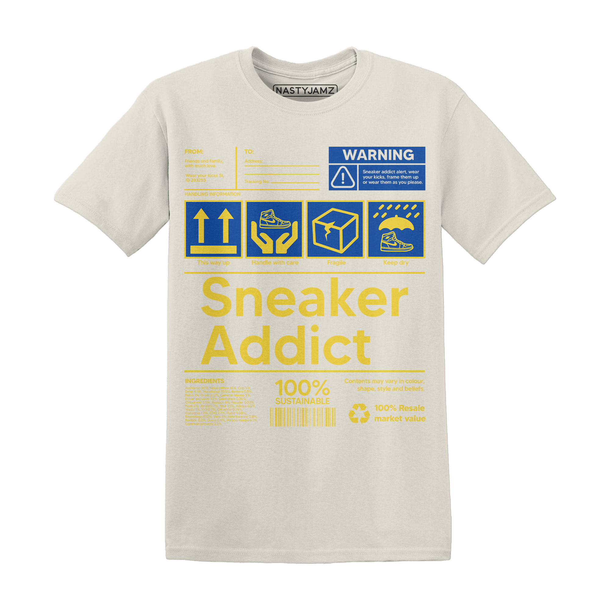 Low OG Canary TVSC 1s T Shirt Match Sneaker Addict - NastyJamz