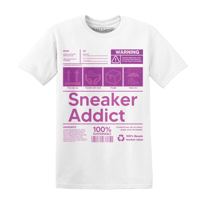 GS Hyper Violet 4s T Shirt Sneaker Addict - NastyJamz