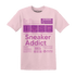 GS Hyper Violet 4s T Shirt Sneaker Addict - NastyJamz