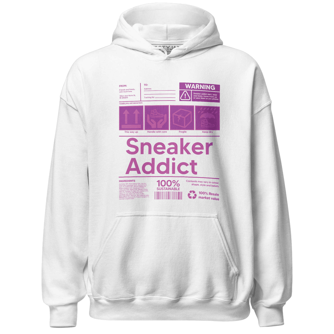 GS Hyper Violet 4s Hoodie Match Sneaker Addict - NastyJamz