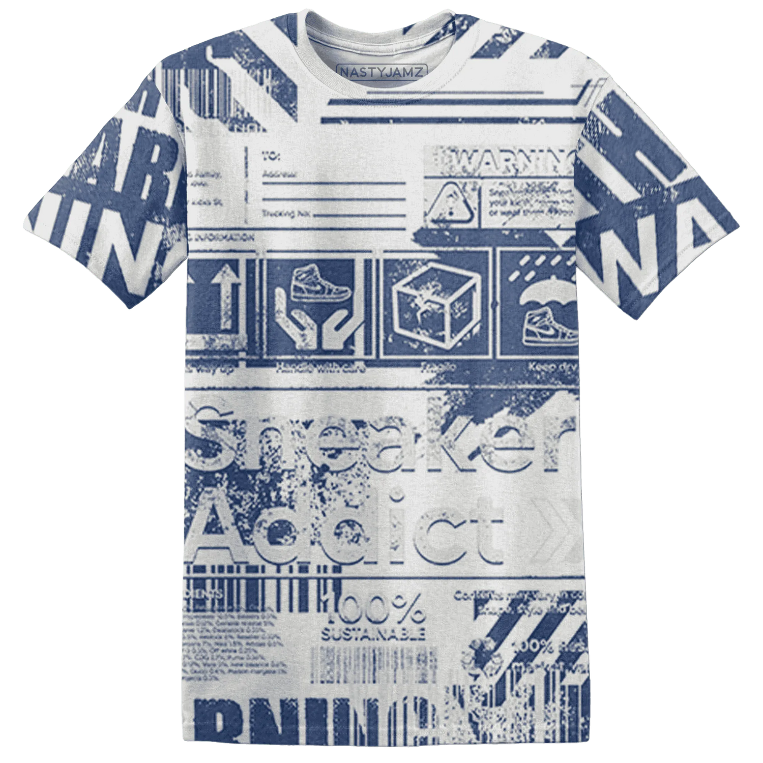 Low-Diffused-Blue-11s-T-Shirt-Match-Sneaker-Addict-3D-Warning