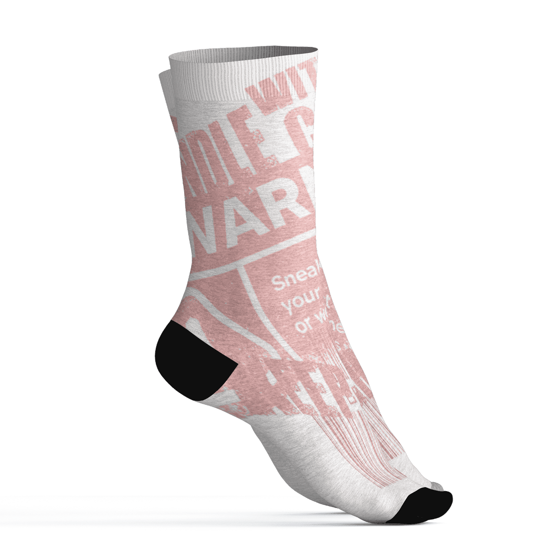 Low Legend Pink 11s Socks Match Sneaker Addict 3D All-Over Print Warning - NastyJamz