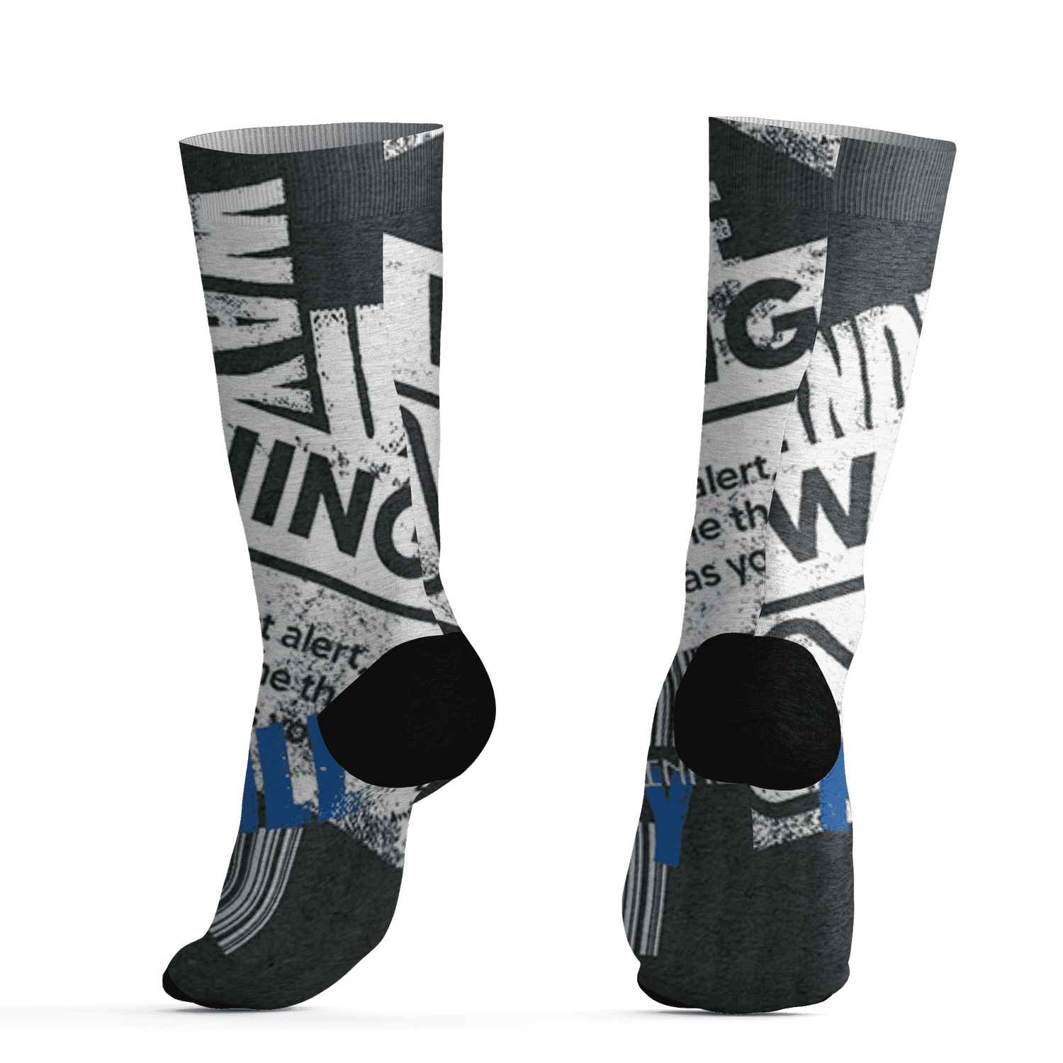 Low Space Jamz 11s Socks Match Sneaker Addict 3D All-Over Print Warning - NastyJamz