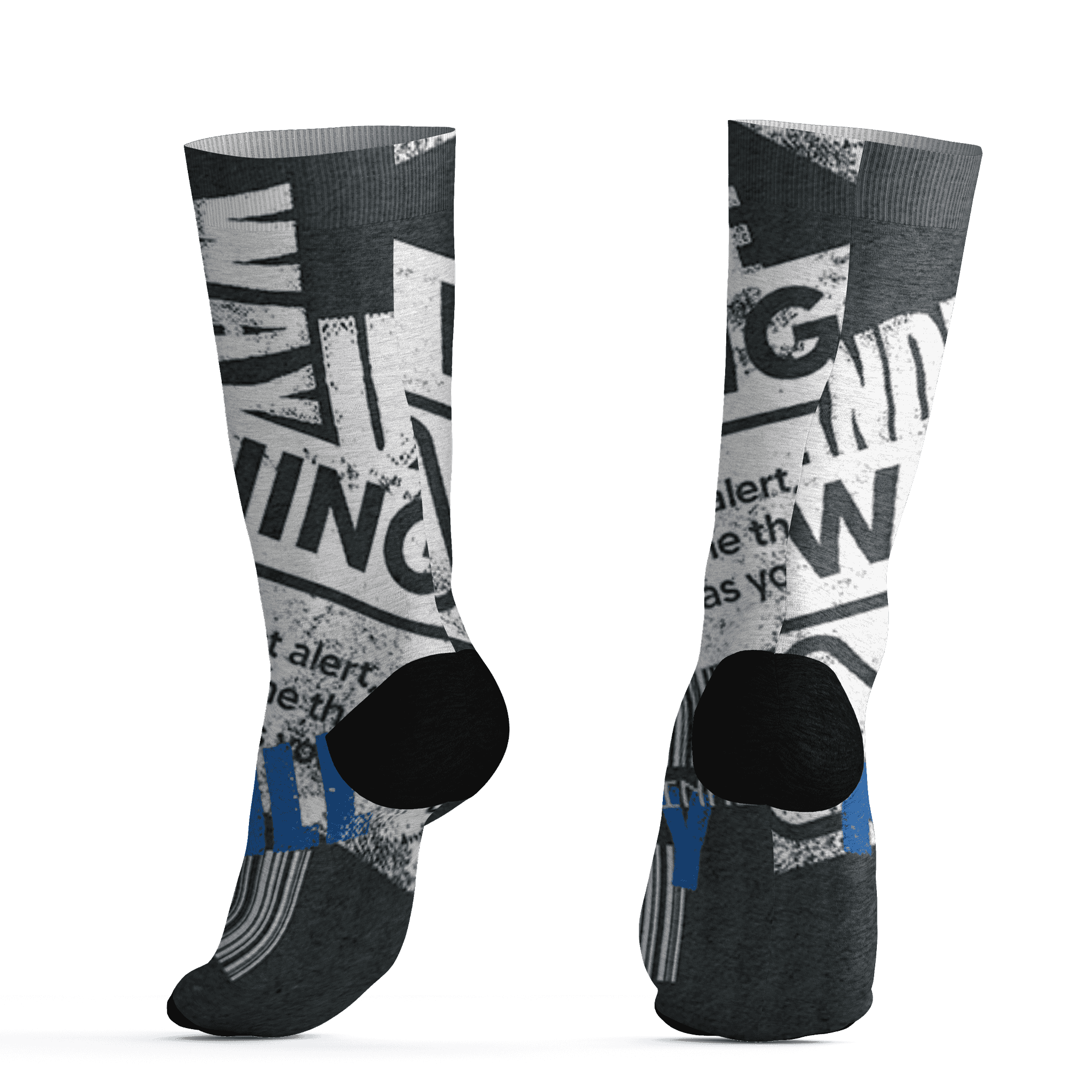 Low Space Jamz 11s Socks Match Sneaker Addict 3D All-Over Print Warning - NastyJamz