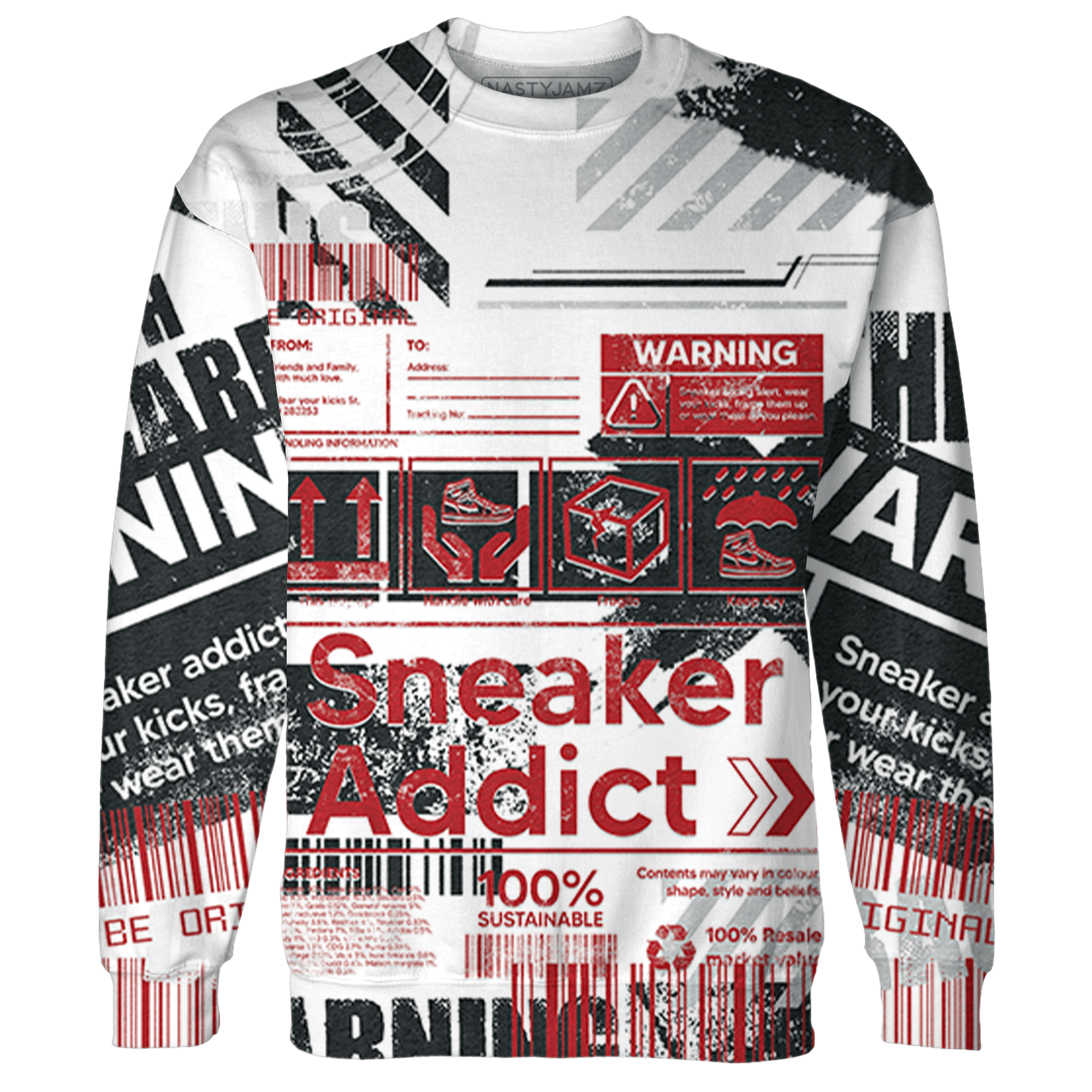 Retro Red Taxi 12s Hoodie Match Sneaker Addict 3D All-Over Print - NastyJamz