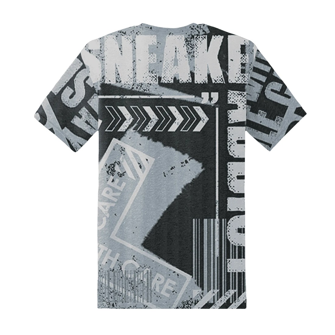 Wolf-Grey-12s-T-Shirt-Match-Sneaker-Addict-3D-Warning