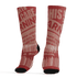 Dune Red 13s Socks Match Sneaker Addict 3D All-Over Print Warning - NastyJamz