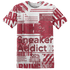 High 85 Metallic Burgundy 1s T Shirt Match Sneaker Addict 3D All-Over Print Warning - NastyJamz