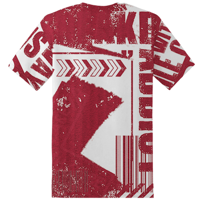 High 85 Metallic Burgundy 1s T Shirt Match Sneaker Addict 3D All-Over Print Warning - NastyJamz