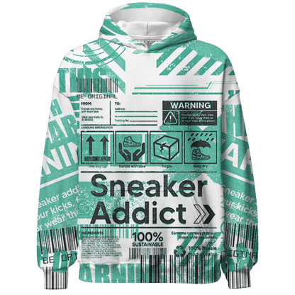 High OG Green Glow 1s Sweatshirt Match Sneaker Addict 3D All-Over Print - NastyJamz
