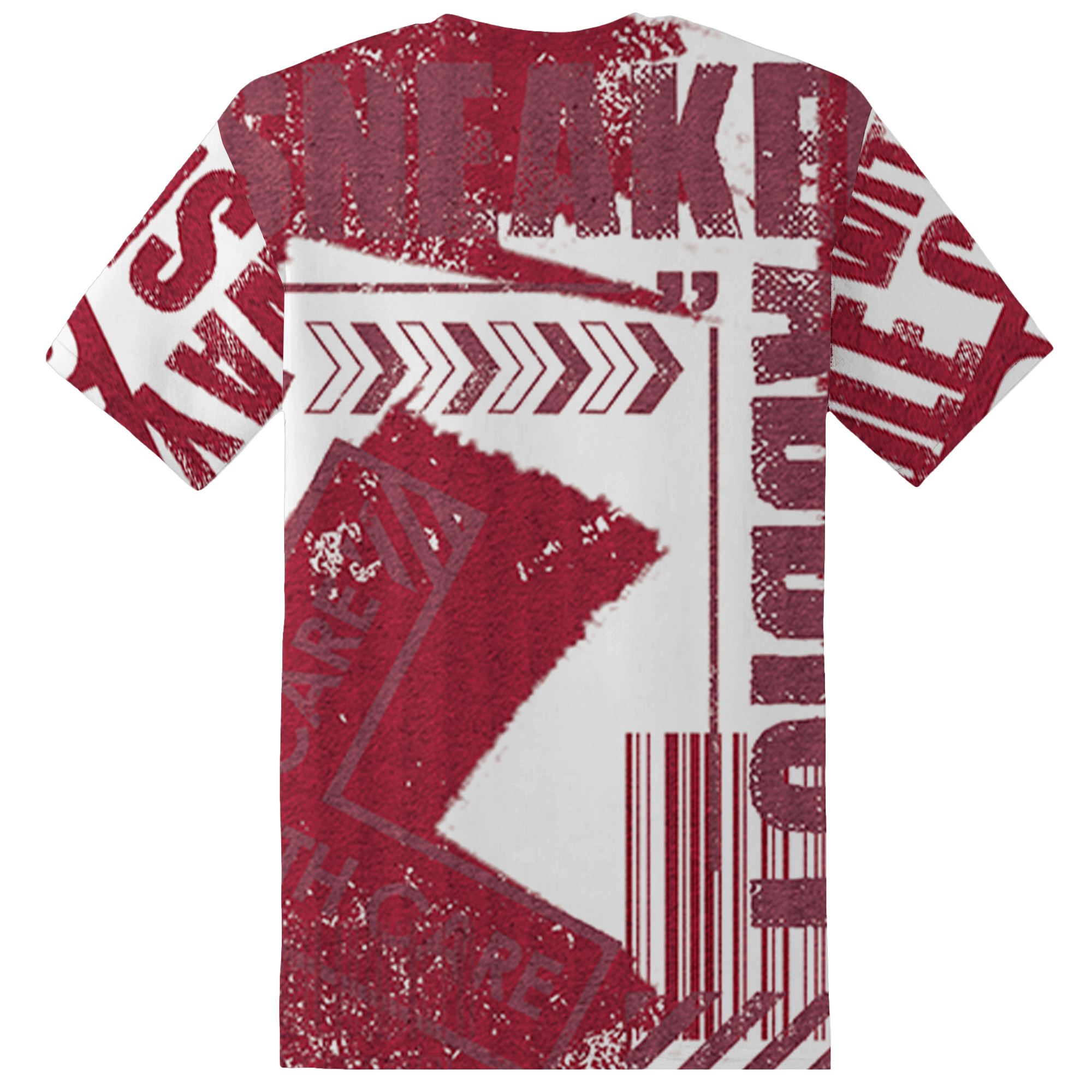 High White Team Red 1s T Shirt Match Sneaker Addict 3D All-Over Print Warning - NastyJamz