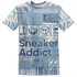 Mid Diffused Blue Grey 1s T Shirt Match Sneaker Addict 3D All-Over Print Warning - NastyJamz