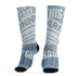 Mid Diffused Blue Grey 1s Socks Match Sneaker Addict 3D All-Over Print Warning - NastyJamz