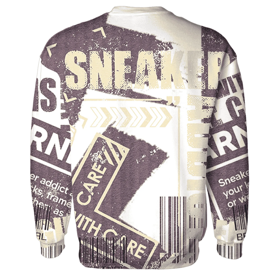 Burgundy-Crush-3s-Sweatshirt-Match-Sneaker-Addict-3D-Warning