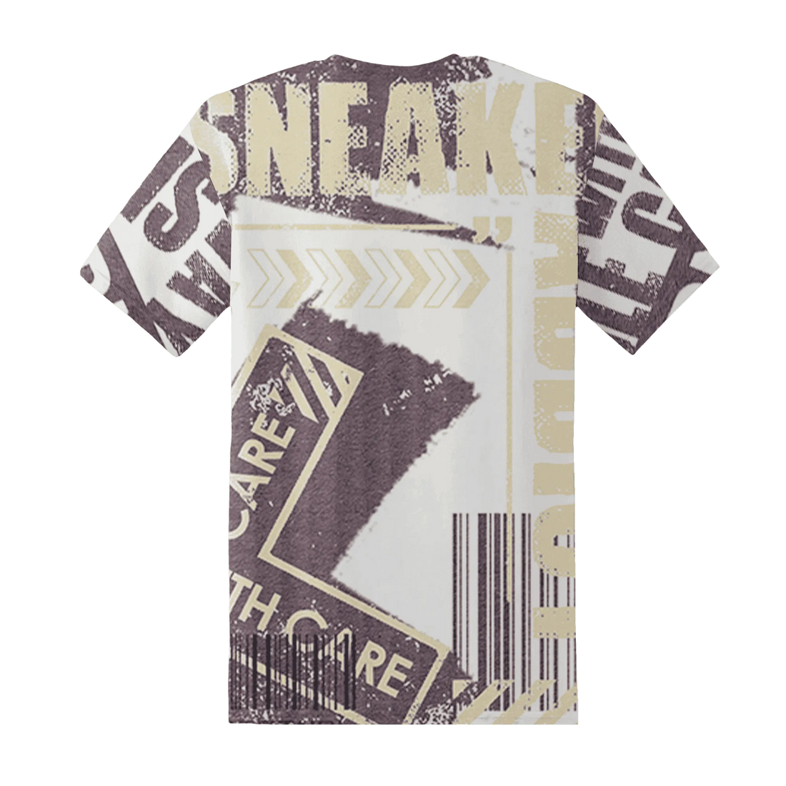 Burgundy-Crush-3s-T-Shirt-Match-Sneaker-Addict-3D-Warning