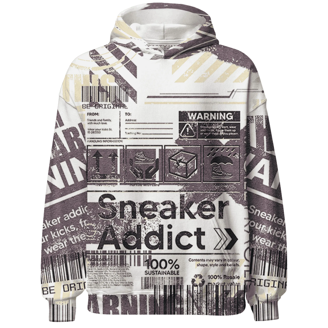 Burgundy-Crush-3s-Hoodie-Match-Sneaker-Addict-3D-Warning