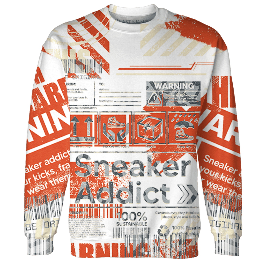 Georgia Peach 3s Hoodie Match Sneaker Addict 3D All-Over Print - NastyJamz