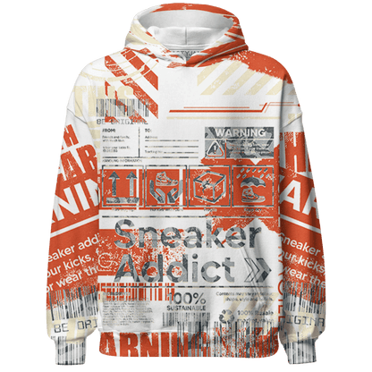 Georgia Peach 3s Sweatshirt Match Sneaker Addict 3D All-Over Print - NastyJamz