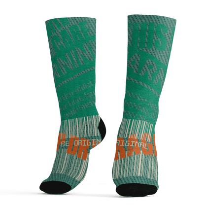 Nina CN Abney 3s Socks Match Sneaker Addict 3D All-Over Print Warning - NastyJamz