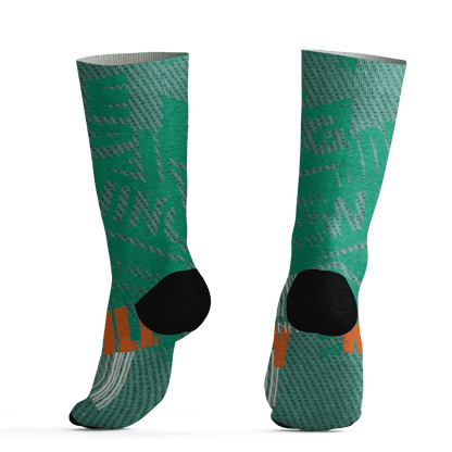 Nina CN Abney 3s Socks Match Sneaker Addict 3D All-Over Print Warning - NastyJamz
