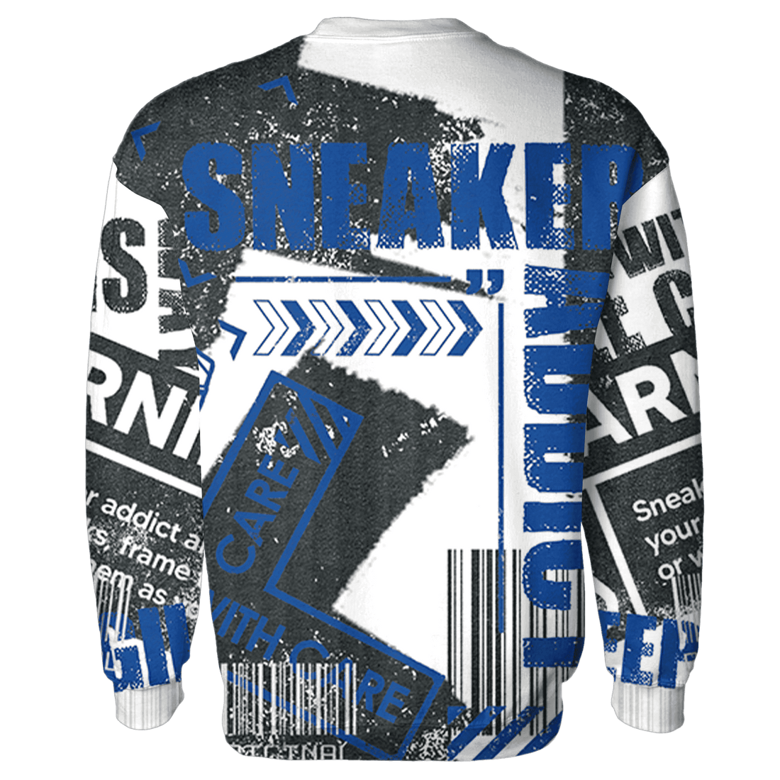 Quaiii 54 3s Sweatshirt Match Sneaker Addict 3D All-Over Print Warning - NastyJamz