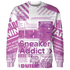 GS Hyper Violet 4s Sweatshirt Match Sneaker Addict 3D All-Over Print Warning - NastyJamz