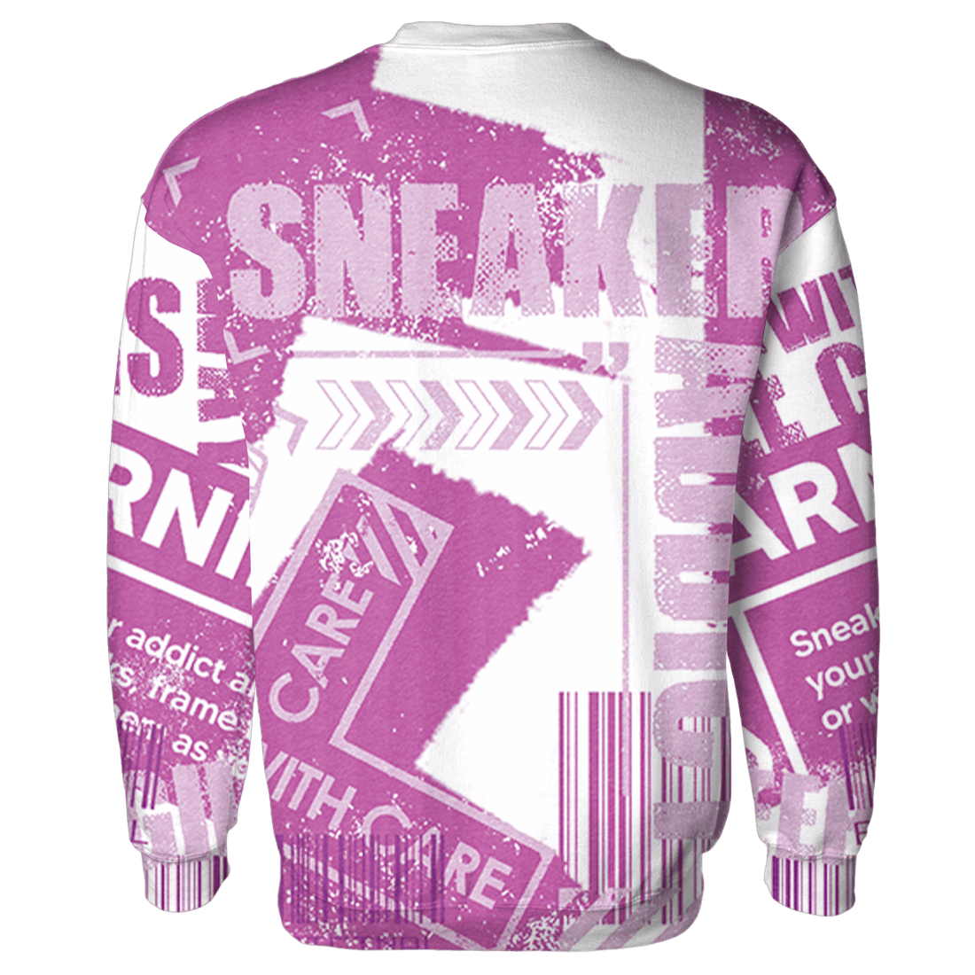 GS Hyper Violet 4s Sweatshirt Match Sneaker Addict 3D All-Over Print Warning - NastyJamz