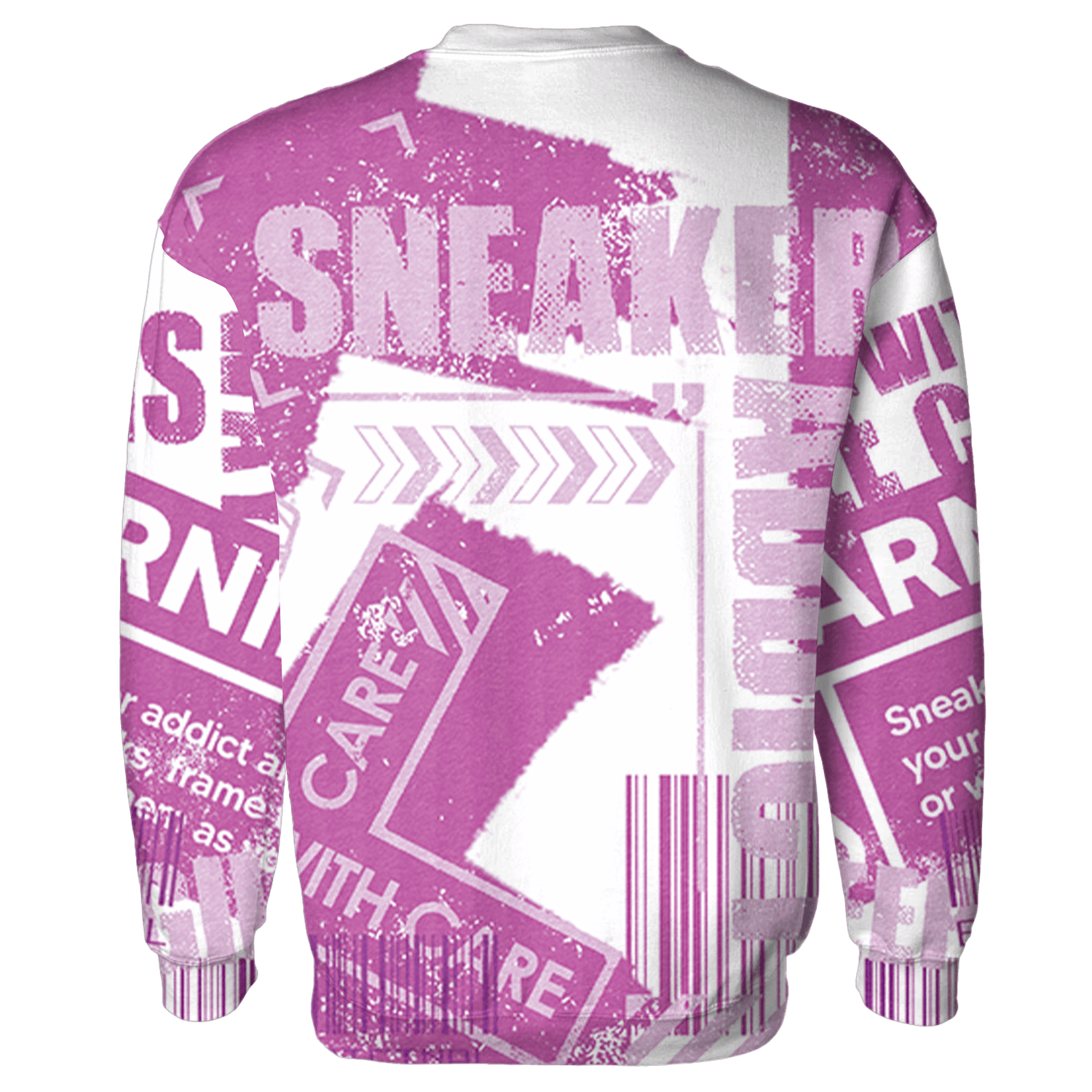 GS Hyper Violet 4s Sweatshirt Match Sneaker Addict 3D All-Over Print Warning - NastyJamz