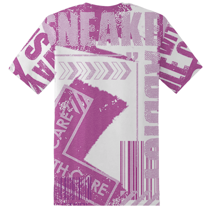 GS Hyper Violet 4s T Shirt Match Sneaker Addict 3D All-Over Print Warning - NastyJamz