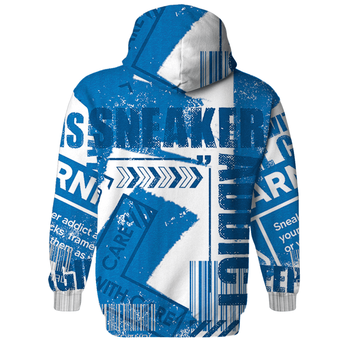 Industrial Blue 4s Sweatshirt Match Sneaker Addict 3D All-Over Print - NastyJamz