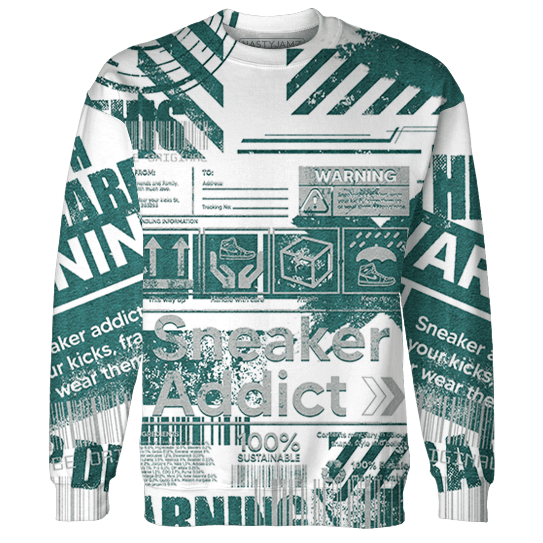 Oxidized Green 4s Hoodie Match Sneaker Addict 3D All-Over Print - NastyJamz