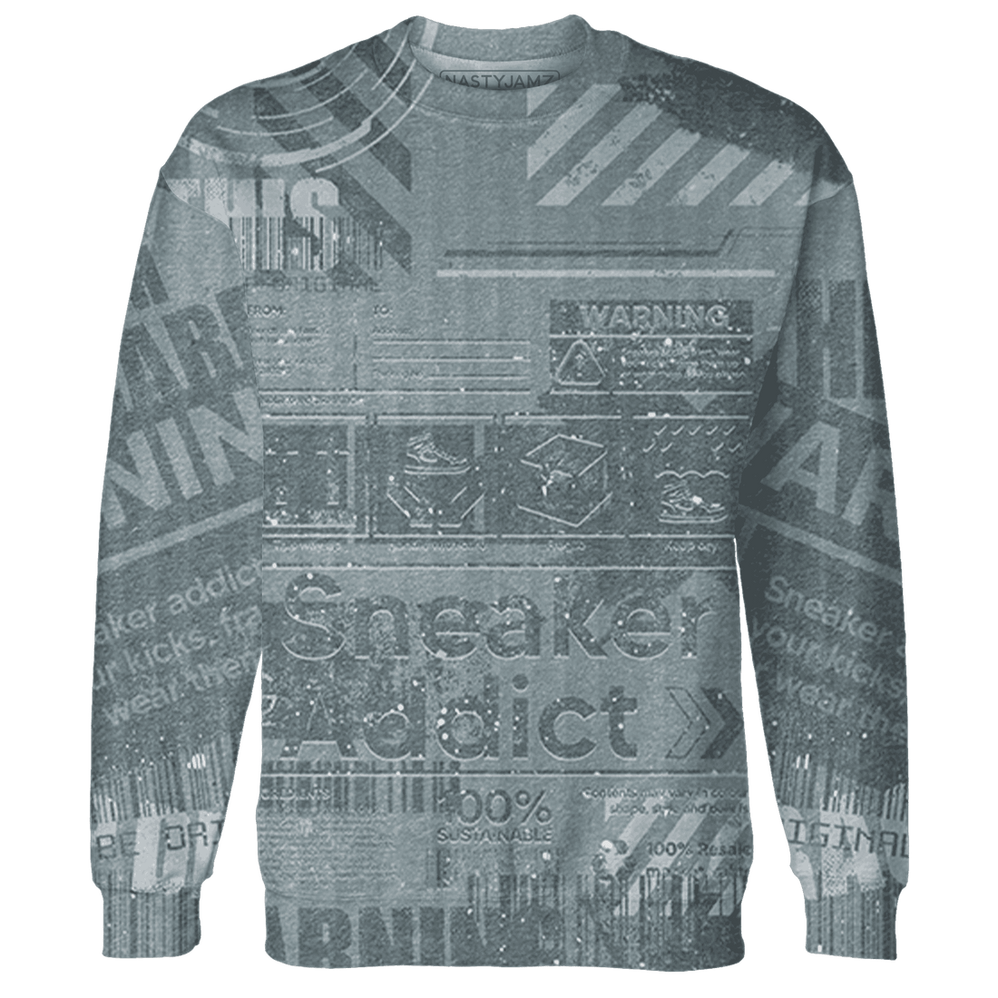 Paris Olympicsss 4s Sweatshirt Match Sneaker Addict 3D All-Over Print Warning - NastyJamz