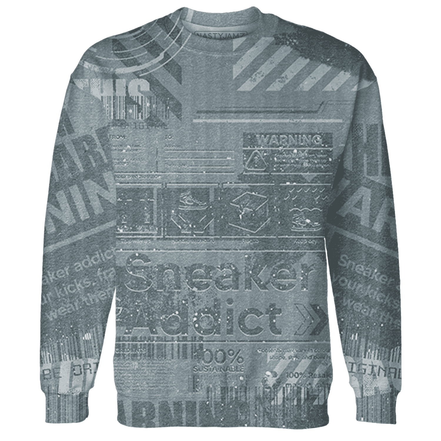 Paris Olympicsss 4s Sweatshirt Match Sneaker Addict 3D All-Over Print Warning - NastyJamz