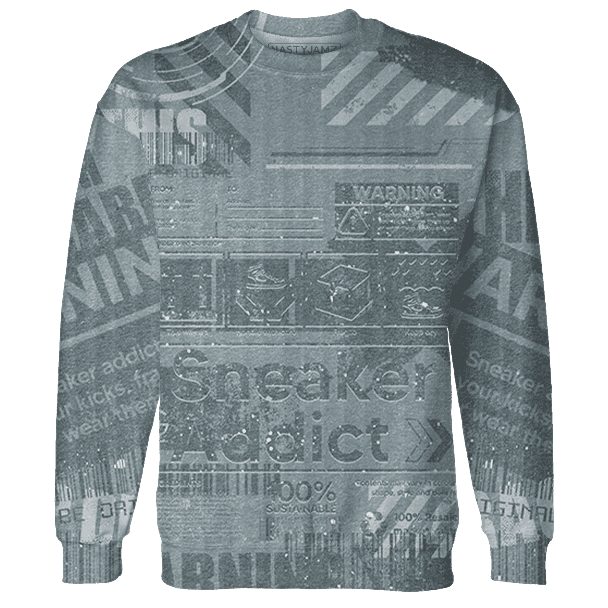 Paris Olympicsss 4s Sweatshirt Match Sneaker Addict 3D All-Over Print Warning - NastyJamz