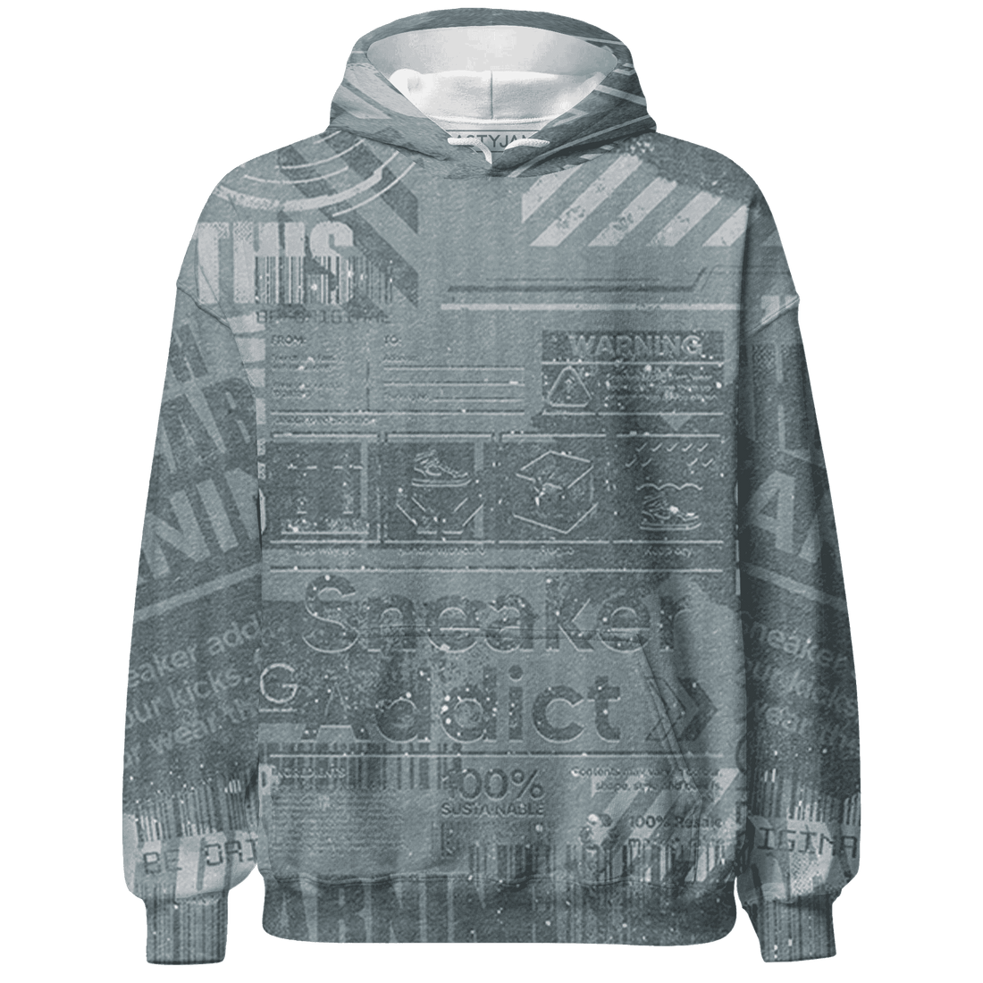 Paris Olympicsss 4s Hoodie Match Sneaker Addict 3D All-Over Print Warning - NastyJamz