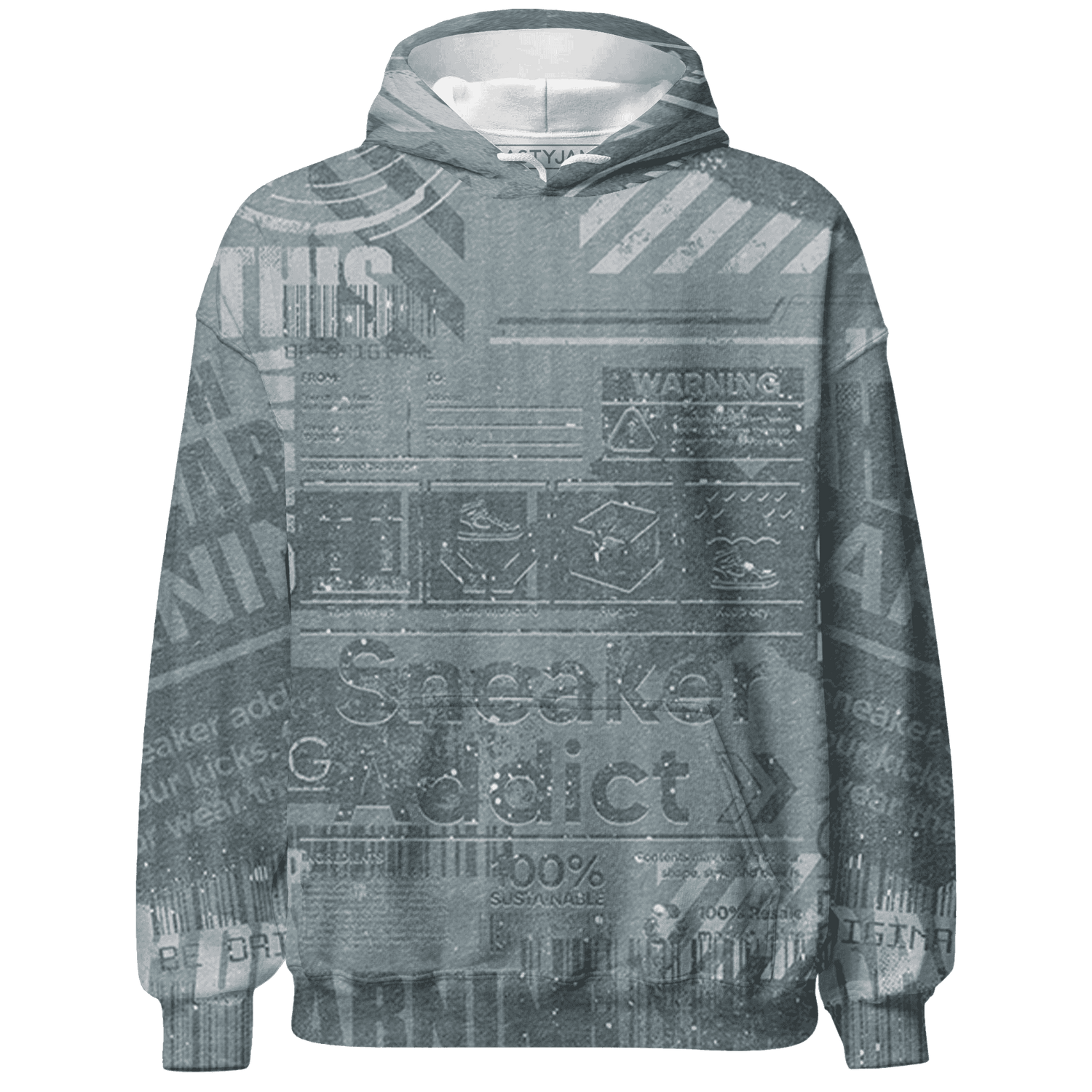 Paris Olympicsss 4s Hoodie Match Sneaker Addict 3D All-Over Print Warning - NastyJamz