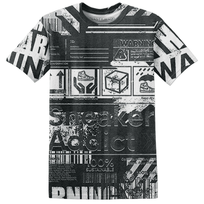 White-Thunder-4s-T-Shirt-Match-Sneaker-Addict-3D-Warning