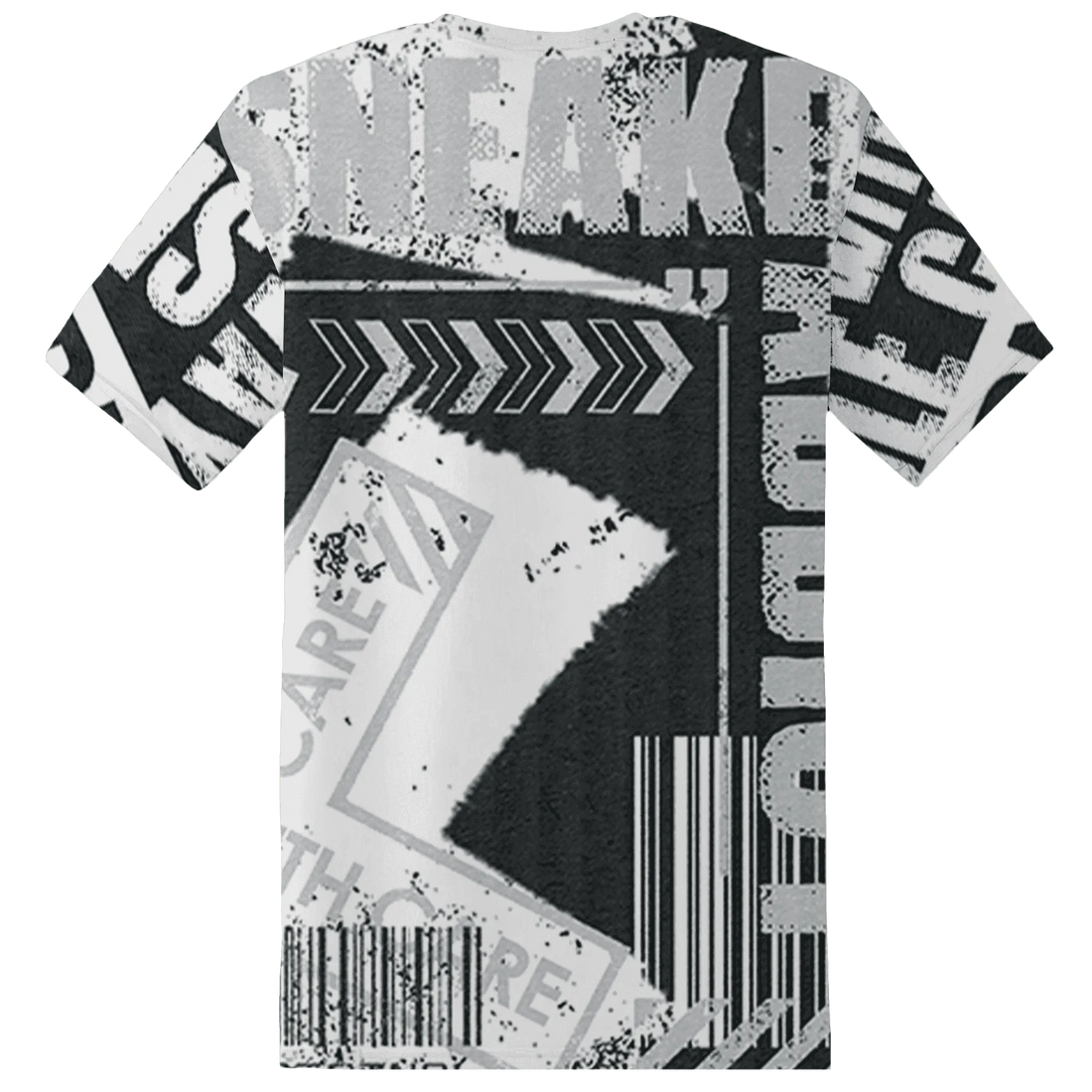 White-Thunder-4s-T-Shirt-Match-Sneaker-Addict-3D-Warning