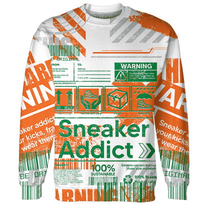 MAM Hurricanes 5s Sweatshirt Match Sneaker Addict 3D All-Over Print Warning - NastyJamz