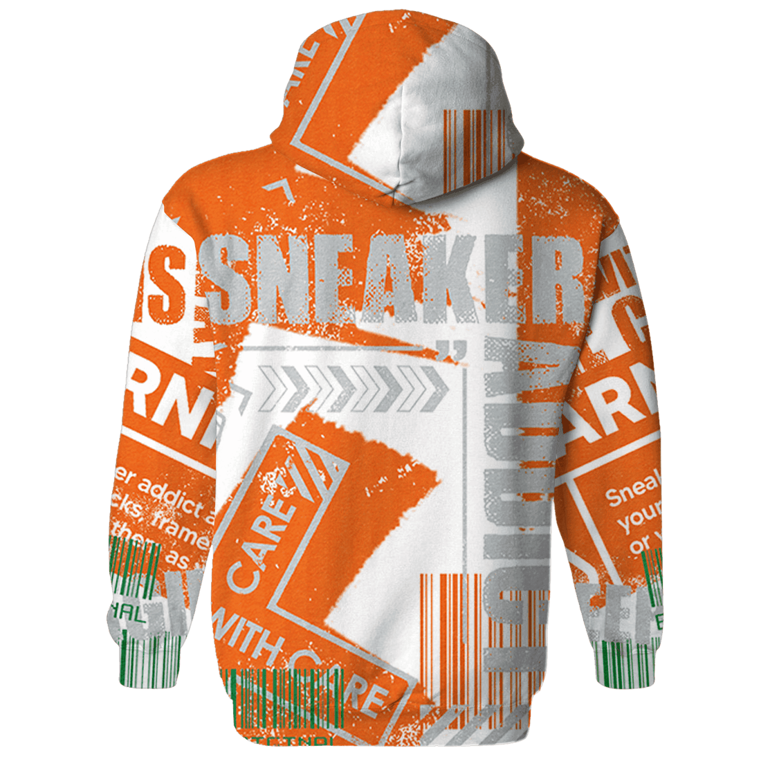 MAM Hurricanes 5s Hoodie Match Sneaker Addict 3D All-Over Print Warning - NastyJamz