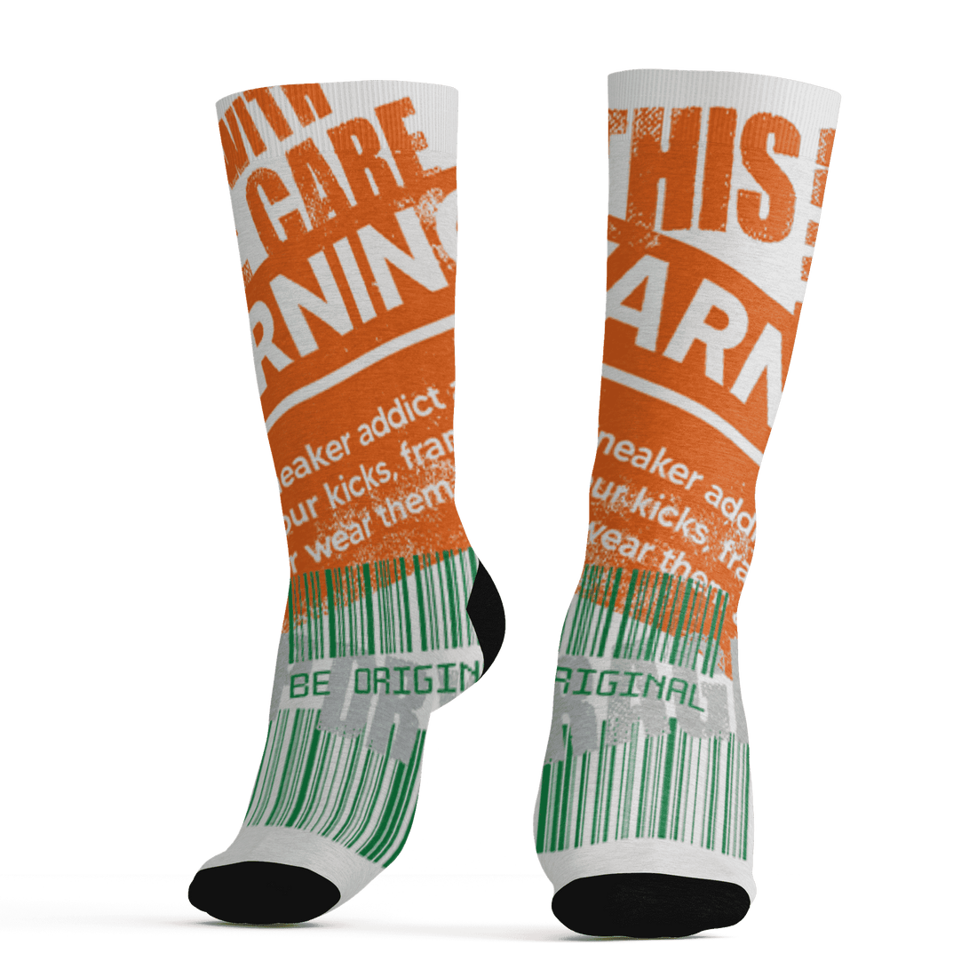 AJ 5 MAM Hurricanes Socks Match Sneaker Addict 3D All-Over Print Warning - NastyJamz