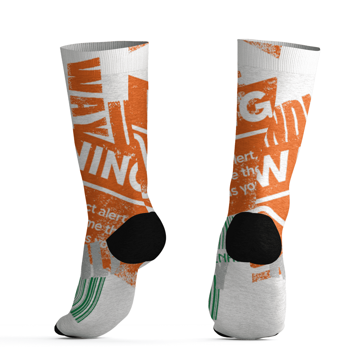 AJ 5 MAM Hurricanes Socks Match Sneaker Addict 3D All-Over Print Warning - NastyJamz