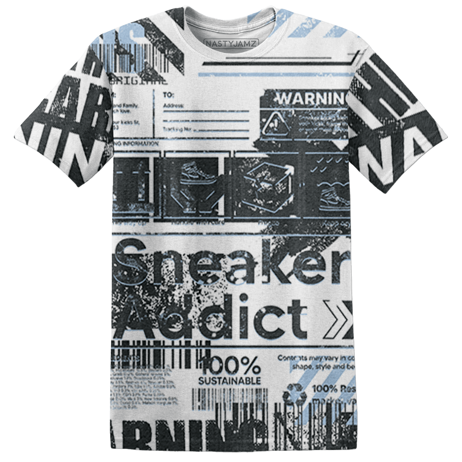 Reverse Oreo 6s T Shirt Match Sneaker Addict 3D All-Over Print Warning - NastyJamz