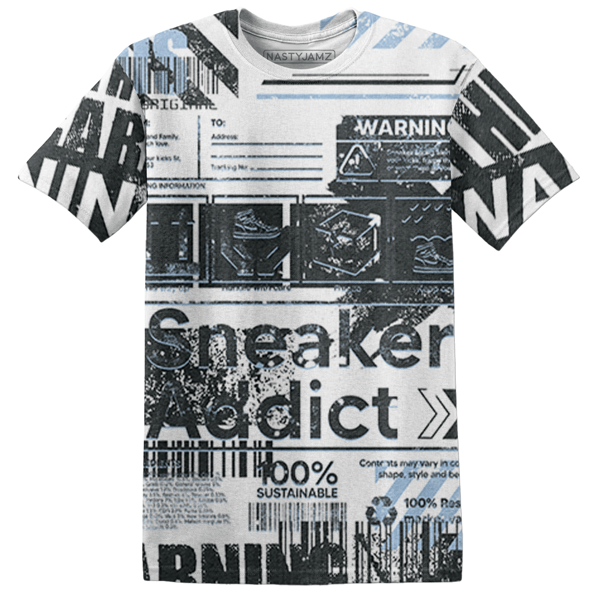 Reverse Oreo 6s T Shirt Match Sneaker Addict 3D All-Over Print Warning - NastyJamz