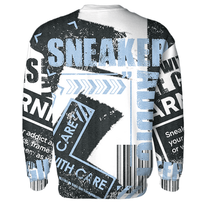 Reverse Oreo 6s Sweatshirt Match Sneaker Addict 3D All-Over Print Warning - NastyJamz